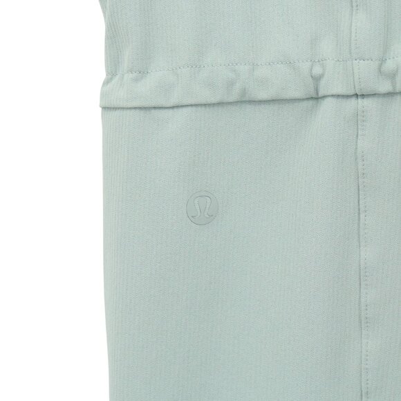 Lululemon Stretch Rib Pocketed Shorts Romper Jumper 6 in Silver Blue Green - Picture 10 of 10